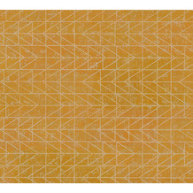 AS Création Vliestapete Ethnic Origin Tapete geometrisch grafisch metallic gelb 371743