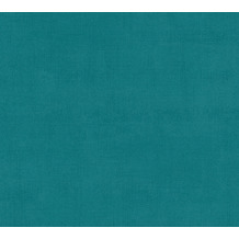 AS Création Vliestapete Ethnic Origin Tapete Uni blau grün 371755 10,05 m x 0,53 m