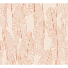 AS Création Vliestapete Exotic Life Tapete mit Blättern floral rosa 364973 10,05 m x 0,53 m