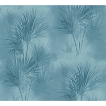 AS Création Vliestapete Exotic Life Tapete mit Palmenblättern blau 372754 10,05 m x 0,53 m