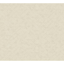 AS Création Vliestapete Exotic Life Tapete Uni geometrisch grafisch beige creme 372844 10,05 m x 0,53 m