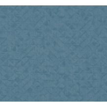 AS Création Vliestapete Exotic Life Tapete Uni geometrisch grafisch blau 372848 10,05 m x 0,53 m