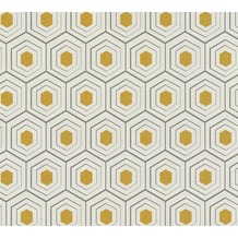 AS Création Vliestapete Four Seasons Tapete metallic beige grau 358993 10,05 m x 0,53 m