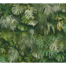 AS Création Vliestapete Greenery Tapete mit Palmenprint in Dschungel Optik grün 372802 10,05 m x 0,53 m