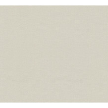 AS Création Vliestapete Greenery Tapete Uni beige grau 367134 10,05 m x 0,53 m