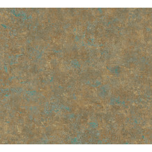 AS Création Vliestapete History of Art Unitapete bronze petrol braun 376559 10,05 m x 0,53 m