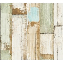 AS Création Vliestapete Il Decoro Tapete in Vintage Holz Optik beige braun creme 368942 10,05 m x 0,53 m
