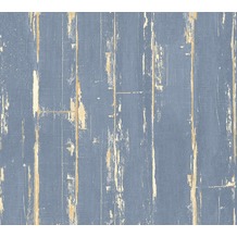 AS Création Vliestapete Il Decoro Tapete in Vintage Optik blau braun 368563 10,05 m x 0,53 m