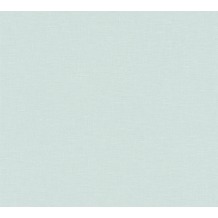AS Création Vliestapete Linen Style Tapete Uni blau 366343 10,05 m x 0,53 m