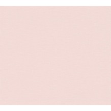 AS Création Vliestapete Linen Style Tapete Uni rosa 366344 10,05 m x 0,53 m