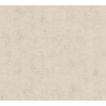 AS Création Vliestapete Neue Bude 2.0 Edition 2 Tapete in Vintage Uni Optik beige grau 374165 10,05 m x 0,53 m