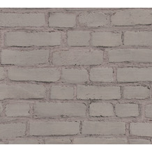 AS Création Vliestapete Neue Bude 2.0 Edition 2 Tapete Stones & Structure grau schwarz 374143 10,05 m x 0,53 m