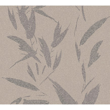 AS Création Vliestapete New Elegance Palmentapete beige braun grau 375493 10,05 m x 0,53 m