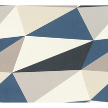 AS Création Vliestapete Scandinavian 2 Tapete in 3D Optik geometrisch blau braun grau 364752 10,05 m x 0,53 m