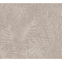 AS Création Vliestapete Sumatra Tapete mit Palmenblättern beige creme braun 373712 10,05 m x 0,53 m