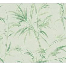 AS Création Vliestapete Sumatra Tapete mit Palmenblättern grün 373764 10,05 m x 0,53 m
