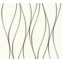 AS Création Vliestapete Trendwall Tapete gestreift rosa schwarz weiß 371317 10,05 m x 0,53 m