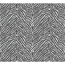 AS Création Vliestapete Trendwall Tapete im Zebra Print schwarz weiß 371201 10,05 m x 0,53 m