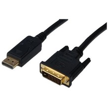 Assmann Electronic Adapterkabel DisplayPort DVI-D 24+1 M/M digital Full HD Dual Link 3m AWG32