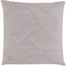 BARBARA Home Collection Kissenhülle Wave taupe 50 x 50 cm