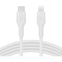 Belkin Flex Lightning/USB-C, Apple zert., 1m, wei