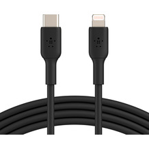 Belkin Lightning/USB-C Kabel PVC, mfi zertifiziert, 1m schwarz