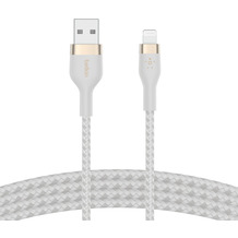 Belkin PRO Flex Lightning/USB-A Kabel, Apple zert., 2m, wei