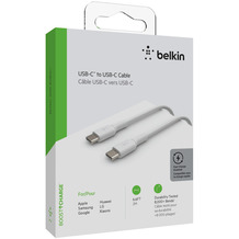 Belkin USB-C/USB-C Kabel PVC, 2m, weiß