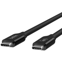 Belkin USB4 Kabel, USB-C/USB-C, 40 Gbit/s, 100W, 0.8m, schwarz