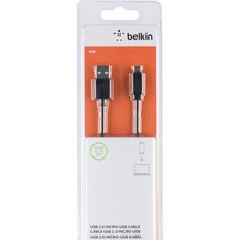 Belkin USB 2.0 Micro-USB auf USB-A Kabel, 0.9m, schwarz