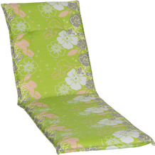 BEO Saumenauflage für Liegen - Börde - Blumenranke auf apfelgrünem Hintergrund M044