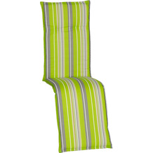 BEO Saumenauflage für Relaxstühle - Bodensee - grün, weiss, grau gestreift M045
