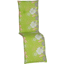 BEO Saumenauflage für Relaxstühle - Börde - Blumenranke auf apfelgrünem Hintergrund M044