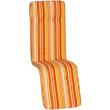 BEO Saumenauflage für Relaxstühle - orange gelb weiß gestreift M616