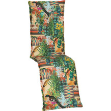 BEO Saumenauflage für Relaxstühle - Texas - Dschungel Print mit Vogel Design BE743