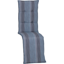 BEO Saumenauflage für Relaxstühle - Tissa - blaue Streifen im dänischen Design BE210