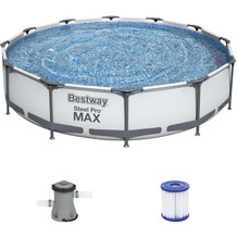 Bestway Steel Pro Max rundes Frame Pool-Set, Ø 366 x 76 cm (56416)