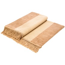 Biederlack Plaid / Decke Cover Cotton S&P beige 100 x 200 cm