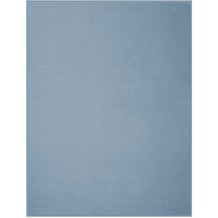 Biederlack Plaid / Decke Pure Cotton hellblau Samtband-Einfassung 150 x 200 cm