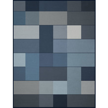 Biederlack Wohndecke Blocking blue 150 x 200 cm