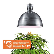 Bio Green LED Pflanzenleuchte Florabooster 500 inkl. LED-Leuchtmittel 6,5 W - Zink