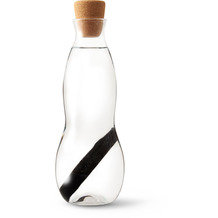 black+blum Glasflasche mit Aktivkohelfilter,