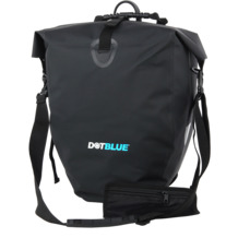 Blaupunkt Dot-Blue GT 400 Gepäckträgertasche, Wasserdicht, 25,4L schwarz