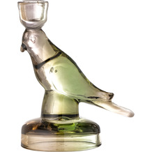 Bloomingville Batin Kerzenhalter, Grün, Glas L13,5xH16,5xW9,5 cm