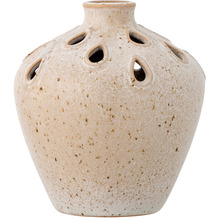 Bloomingville Minel Vase, Natur, Steingut D13xH15 cm