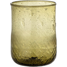 Bloomingville Talli Trinkglas, Grün, Recyceltes Glas D7xH9 cm