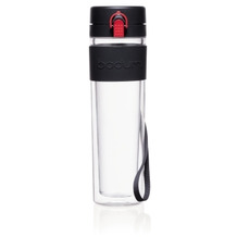 Bodum BISTRO Wasserflasche 0.45 l, Tritan, doppelwandig schwarz