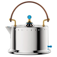 Bodum OTTONI Elektrischer Wasserkocher, 1.380 W, 1,0 l, Edelstahl verchromt