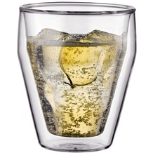 Bodum TITLIS 6 Stück glas, doppelwandig, 0.25 l, stapelbar transparent
