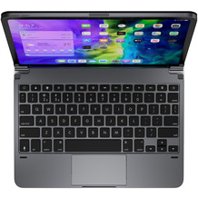 BRYDGE Pro+ Bluetooth Tastatur mit Trackpad, iPad Pro 11 (2018, 2020, 2021), grau, BRYTP4012G